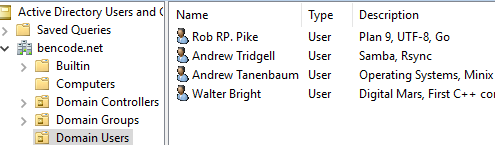 Active Directory Users